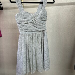 Armani Exchange Grey Patterned Dress